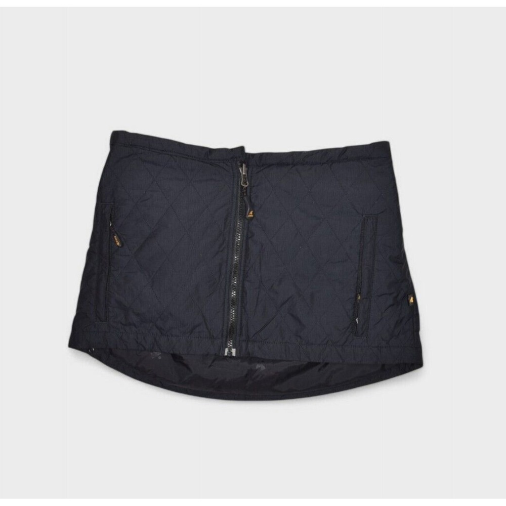 Eastern Mountain Sports Skirt Womens 8 32 Black Quilted Primaloft Insulated Mini